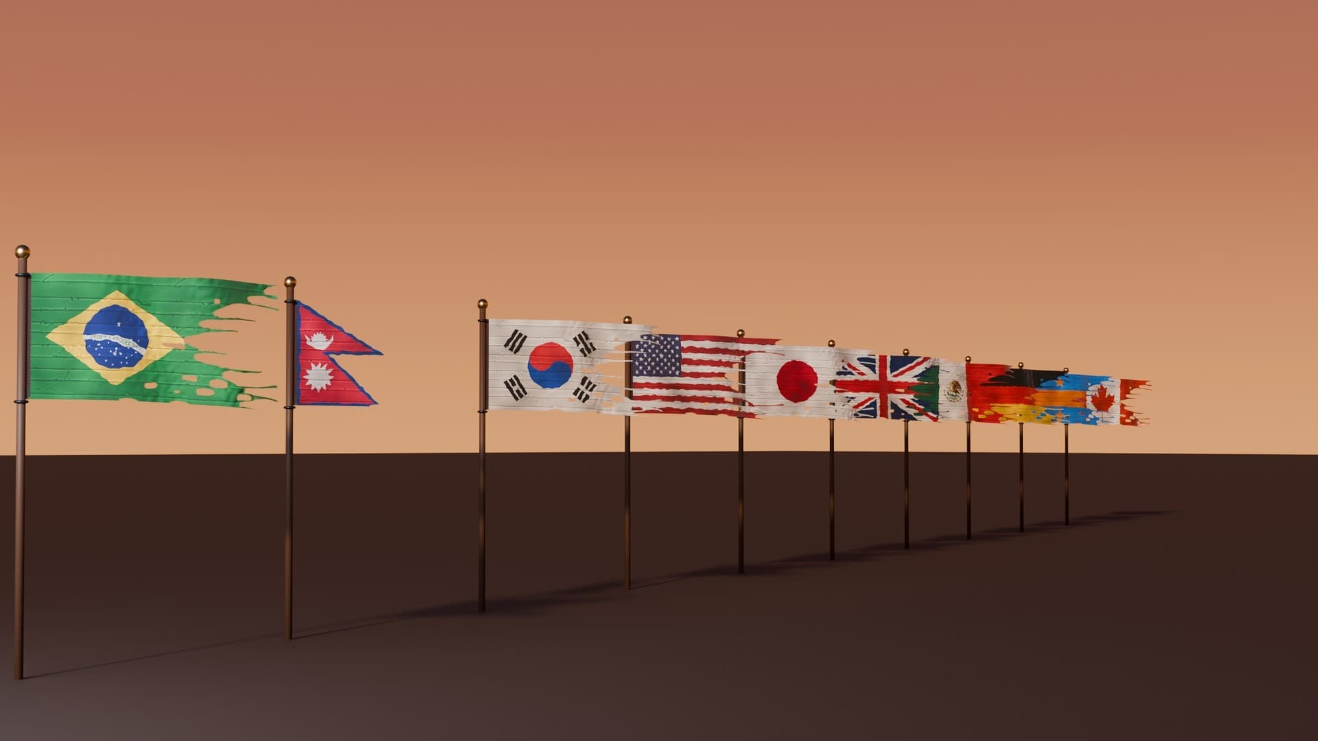 BEST Rat King Flags - Every Country (237 Flags) screenshot 6