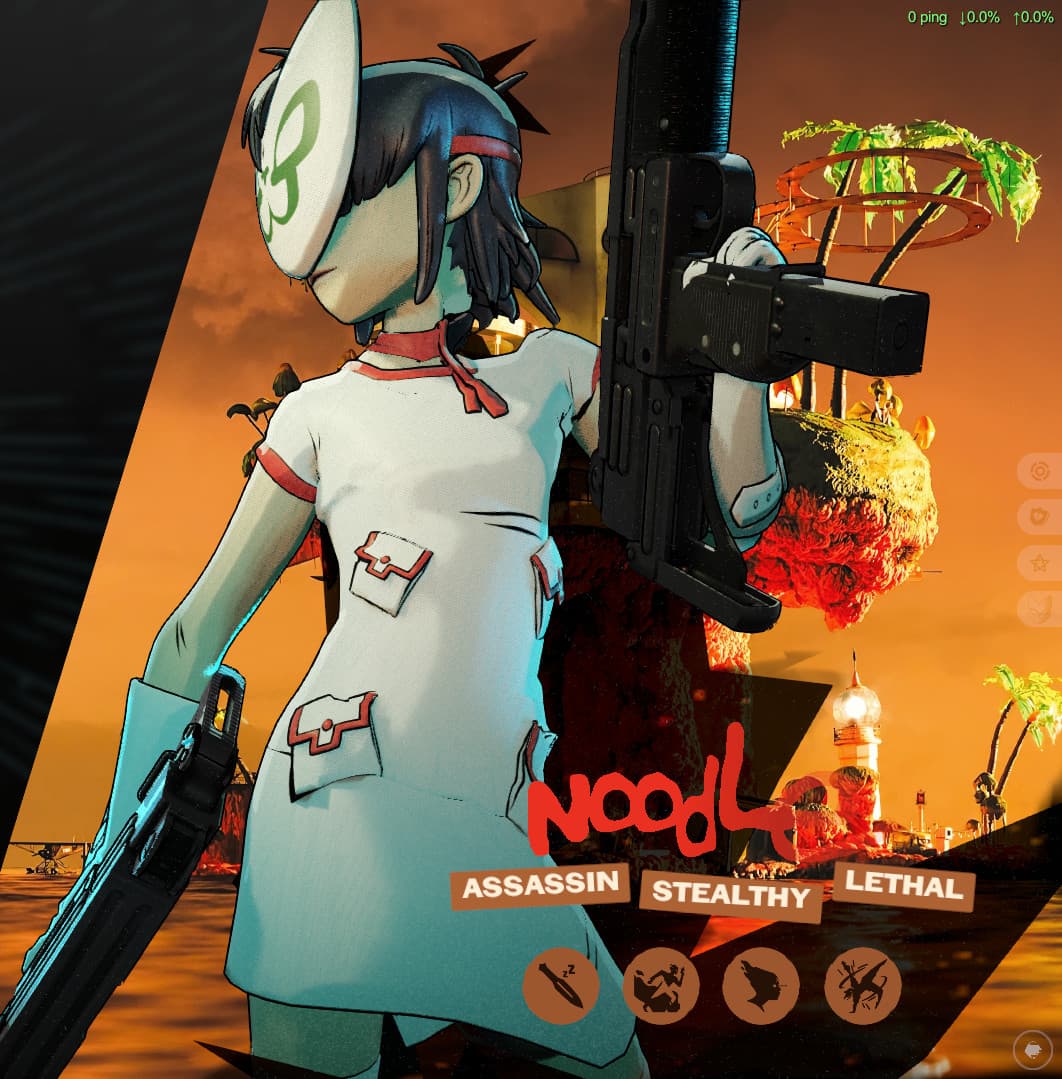 Noodle(Gorillaz) as Haze screenshot