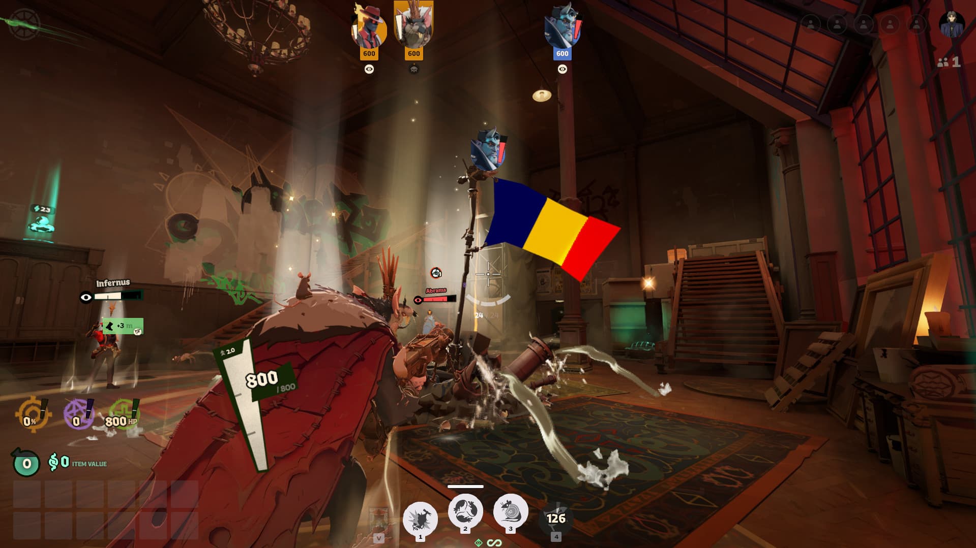 Rat King Romania Flag screenshot 2