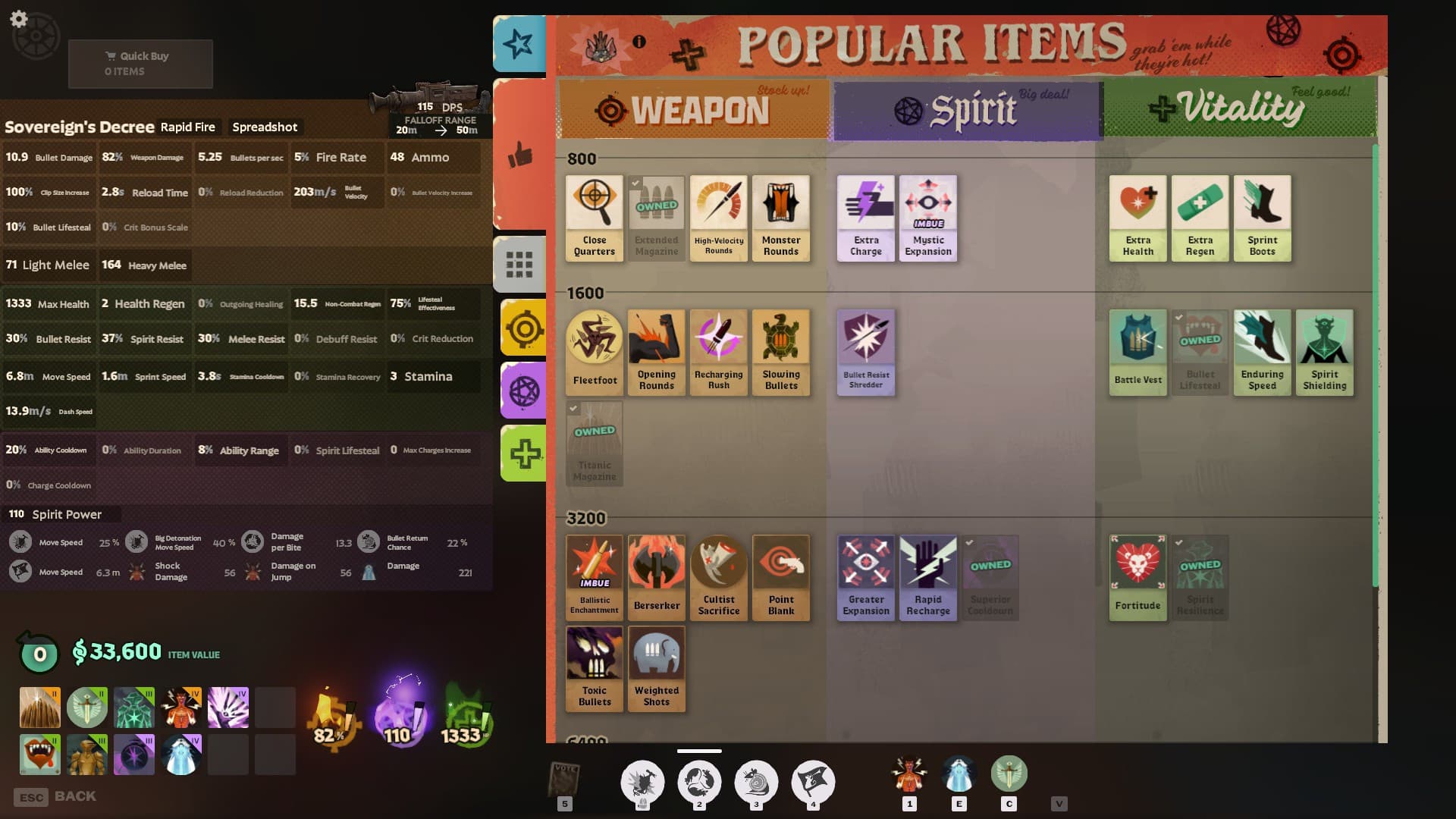 Show stats in shop screenshot 2