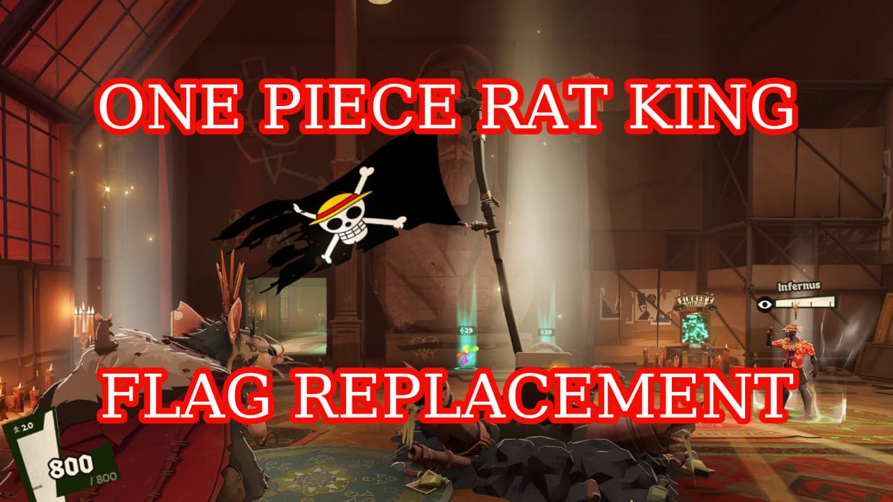 One Piece Rat King Flag Replacement screenshot