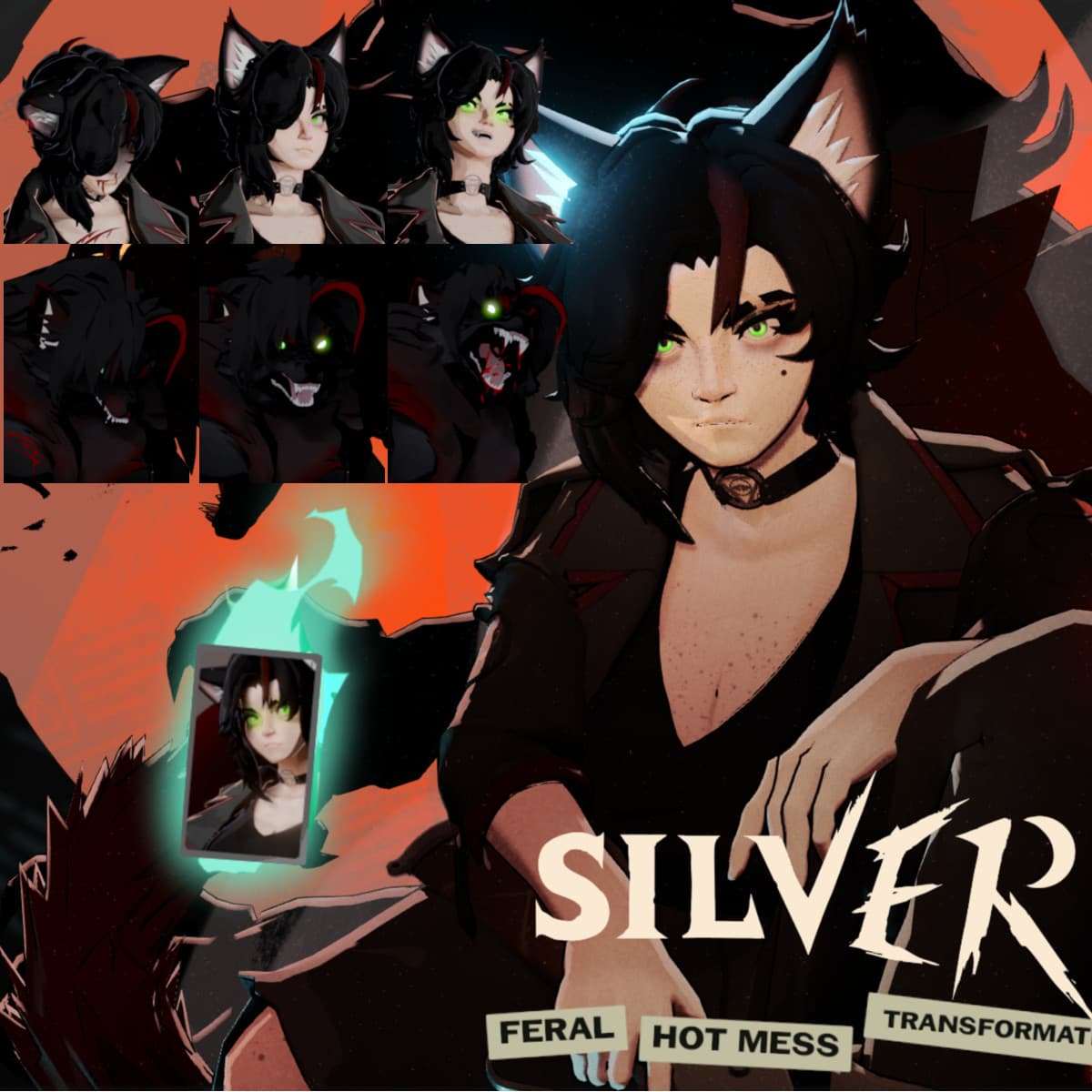 Night of the Werecat - Silver Model Replacer screenshot 2