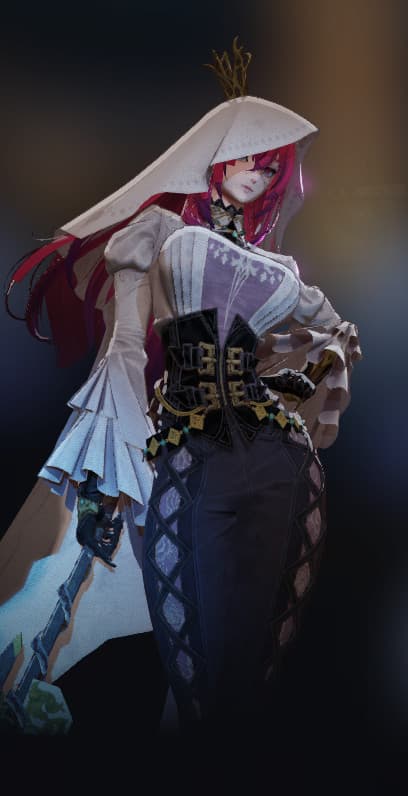 Liv Voda as Celeste (Code Vein) screenshot 2