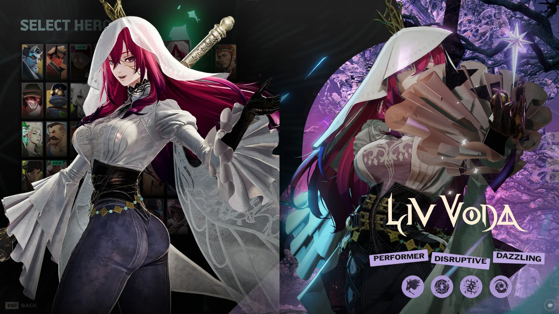 Liv Voda as Celeste (Code Vein) screenshot