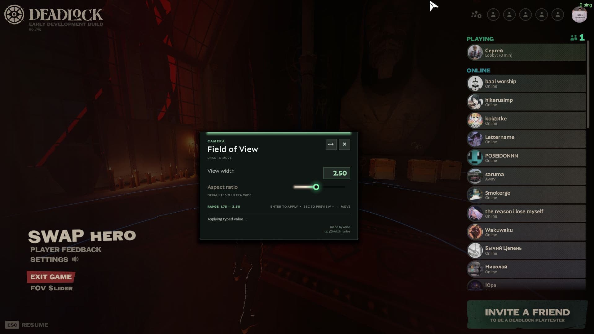 FOV Slider – Live In-Game Adjustment screenshot 2