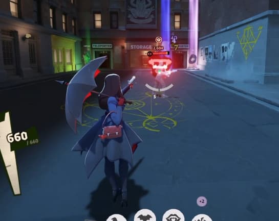 Light red particles screenshot 3