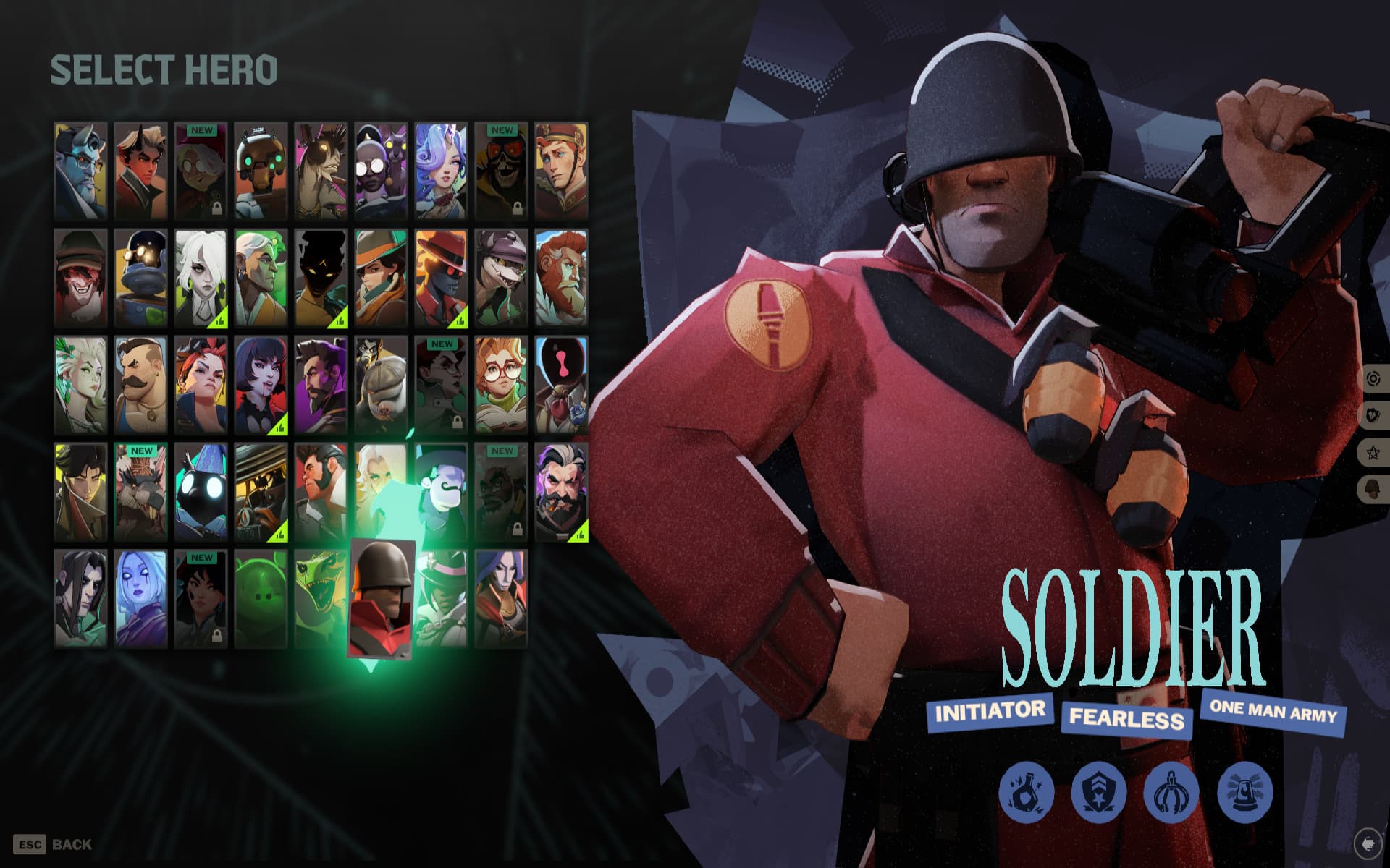 Soldier WARDENING it (TF2 mod) screenshot
