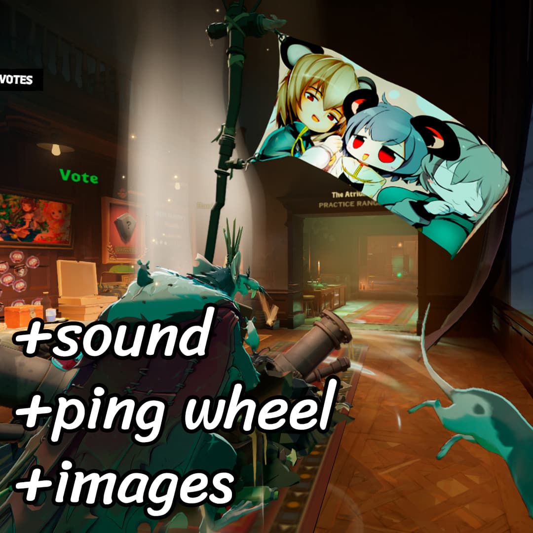 Nyon flag from Cookie☆(touhou) +music +pingwheel screenshot
