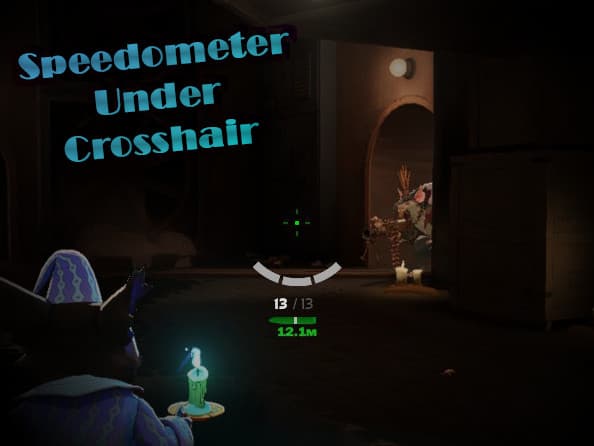 Speedometer Under Crosshair screenshot