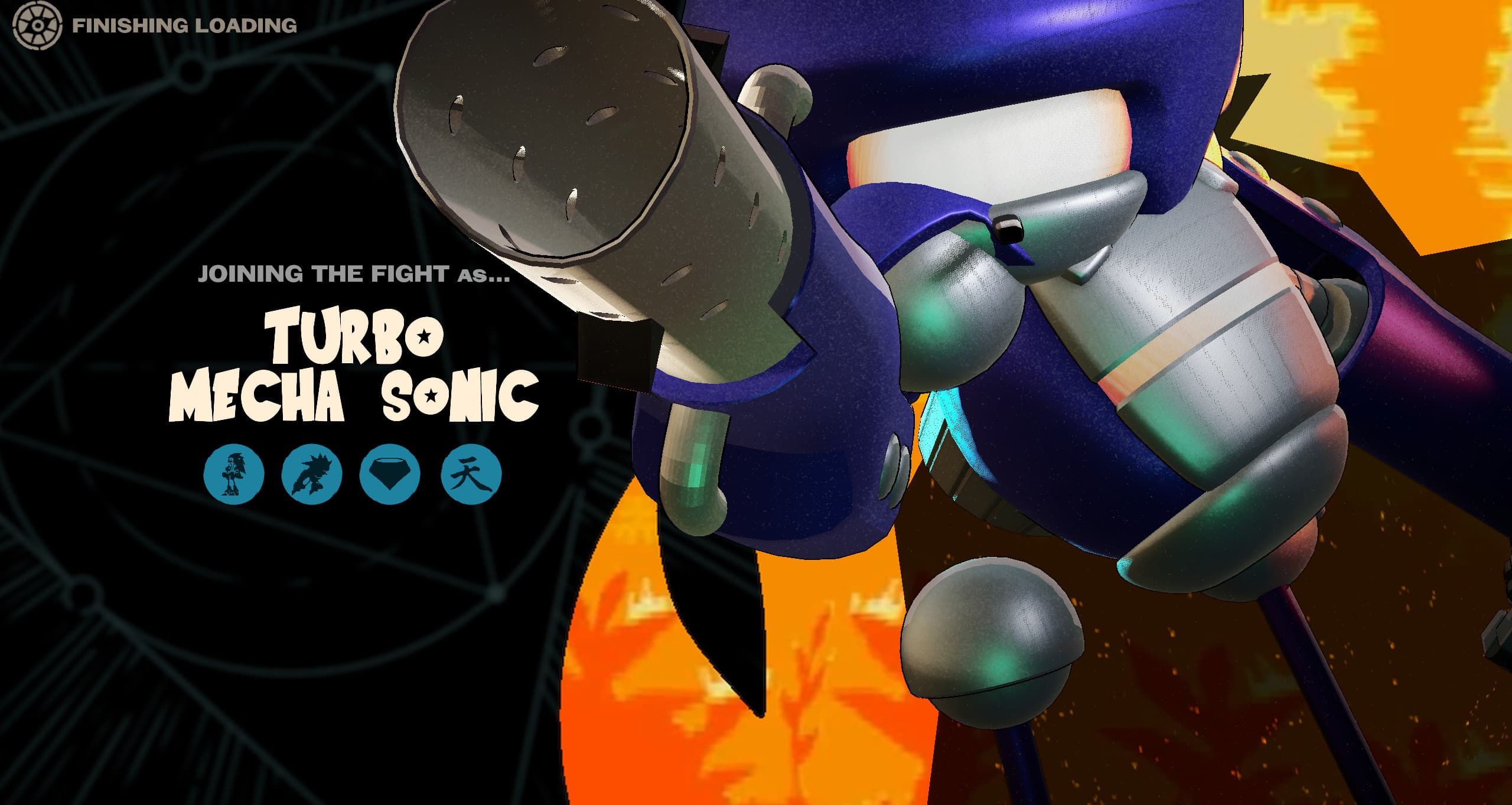 Turbo Mecha Sonic over Abrams screenshot
