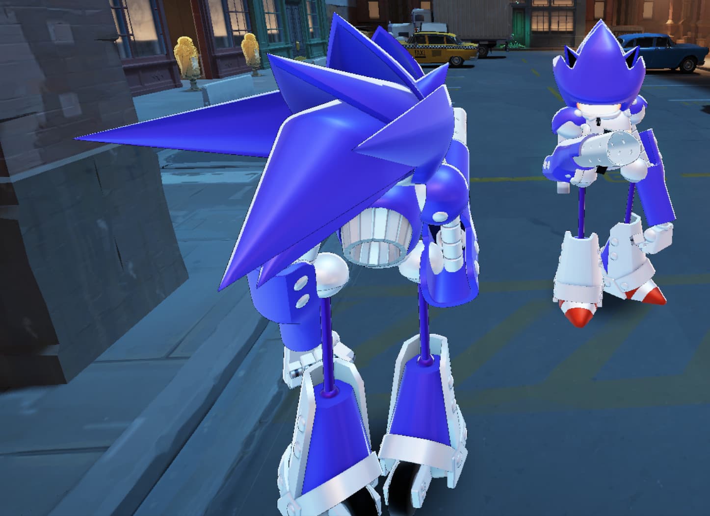Turbo Mecha Sonic over Abrams screenshot 2