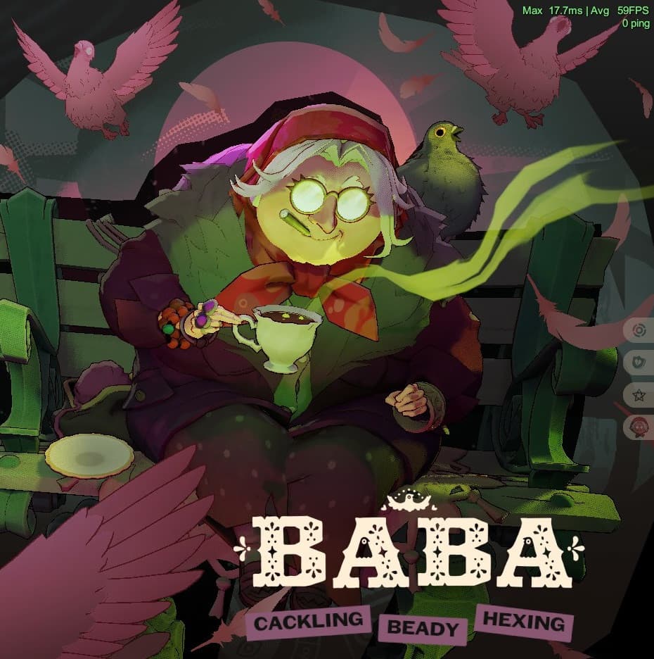 Baba with cigar screenshot