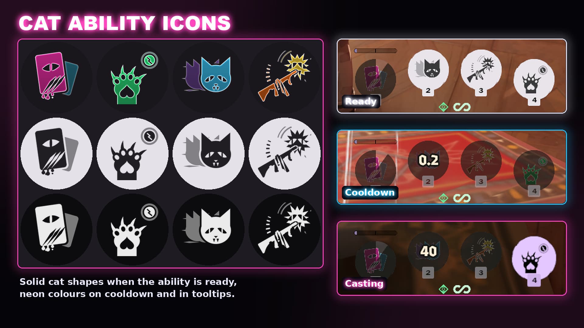 Nine Lives — Neon Cat Wraith screenshot 2
