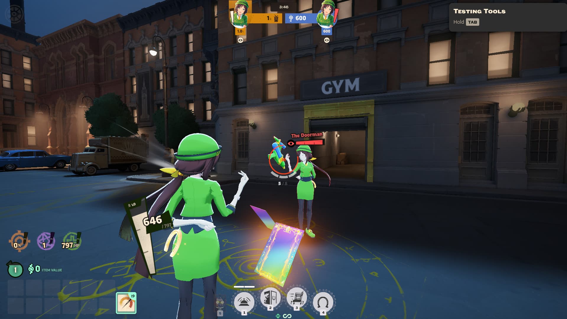 Tazuna over The Doorman screenshot 2
