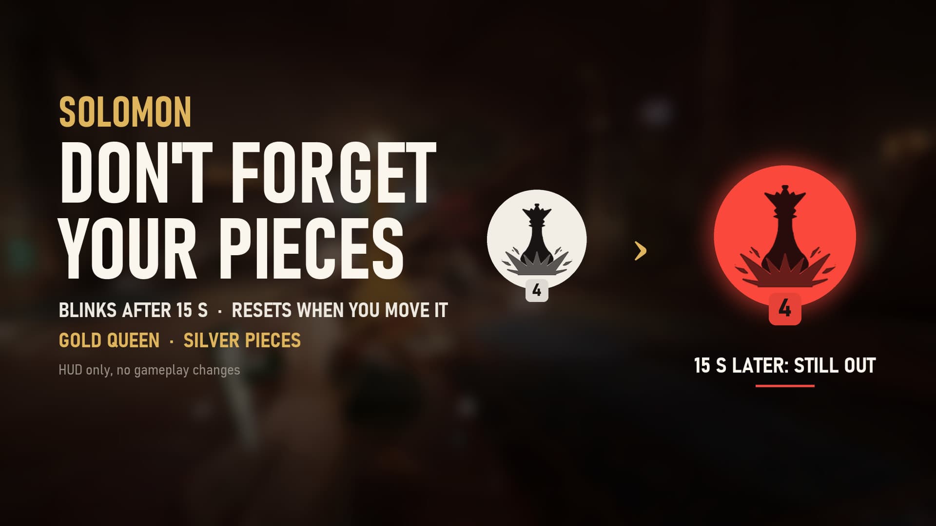 Solomon: Don't Forget Your Pieces | REMINDER screenshot