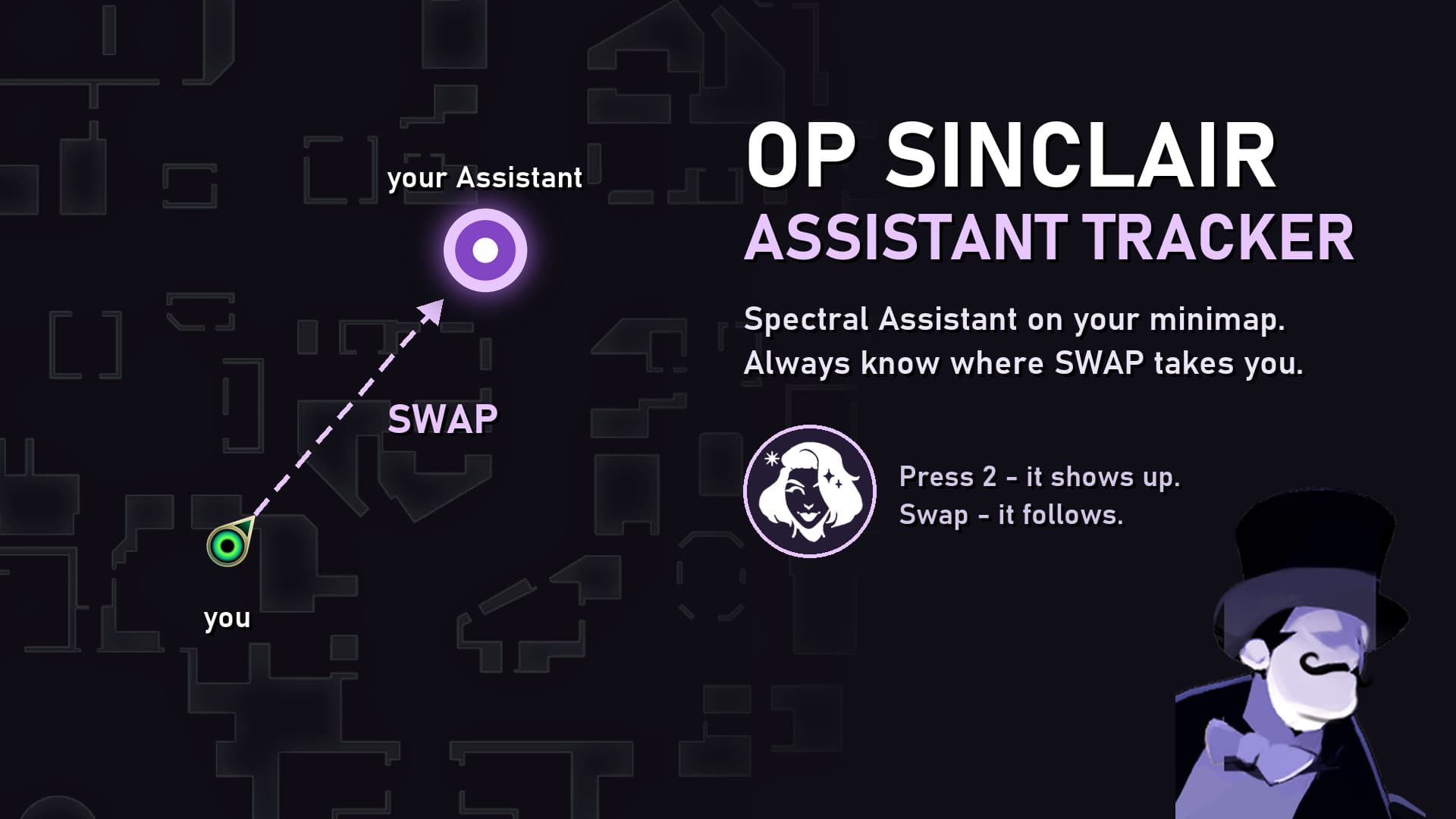 Sinclair Assistant Tracker on MAP screenshot