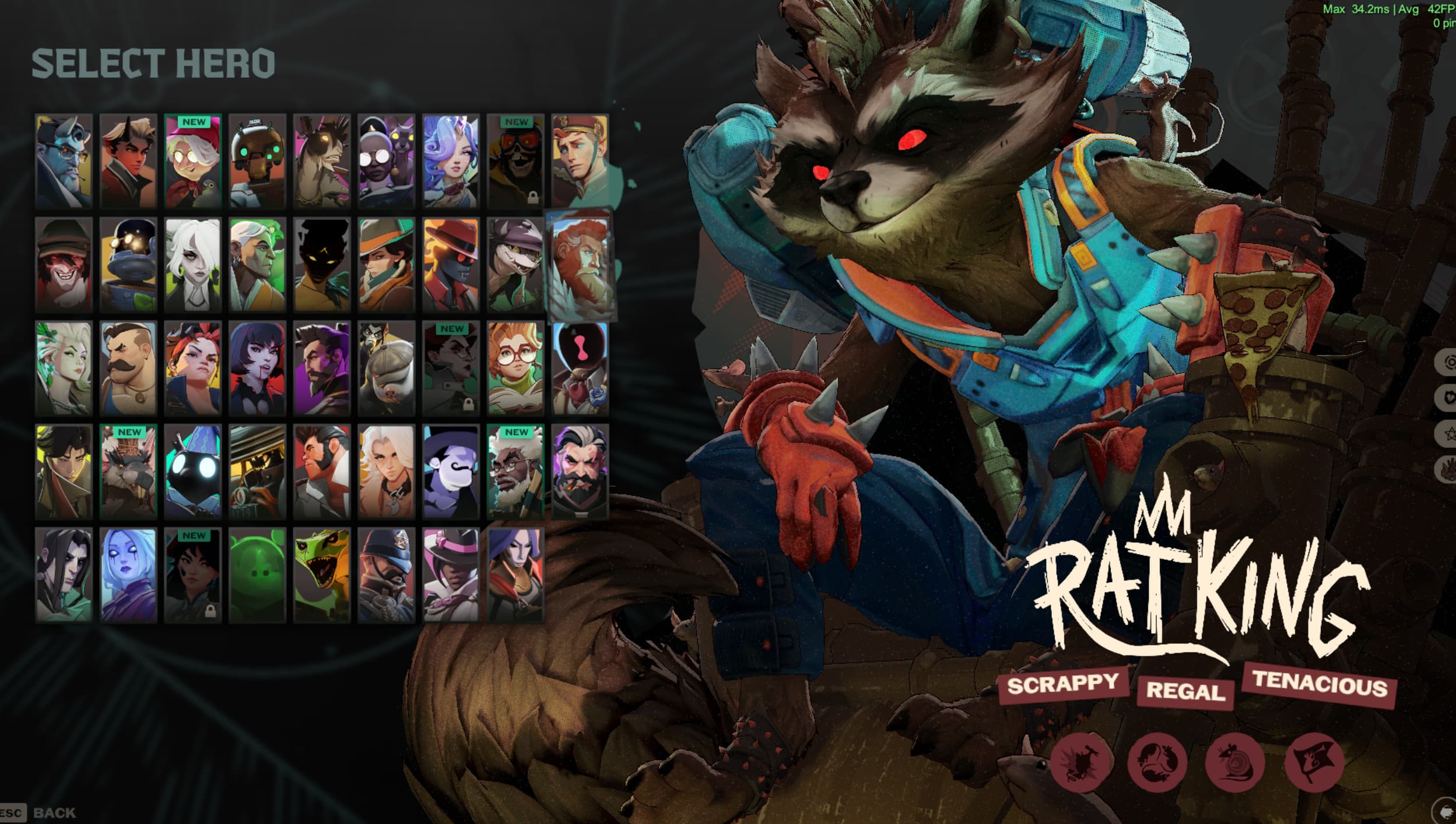 Rocket Raccoon over Rat King screenshot