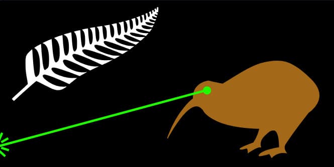 Ratking New Zealand Lazer Kiwi Flag screenshot 2