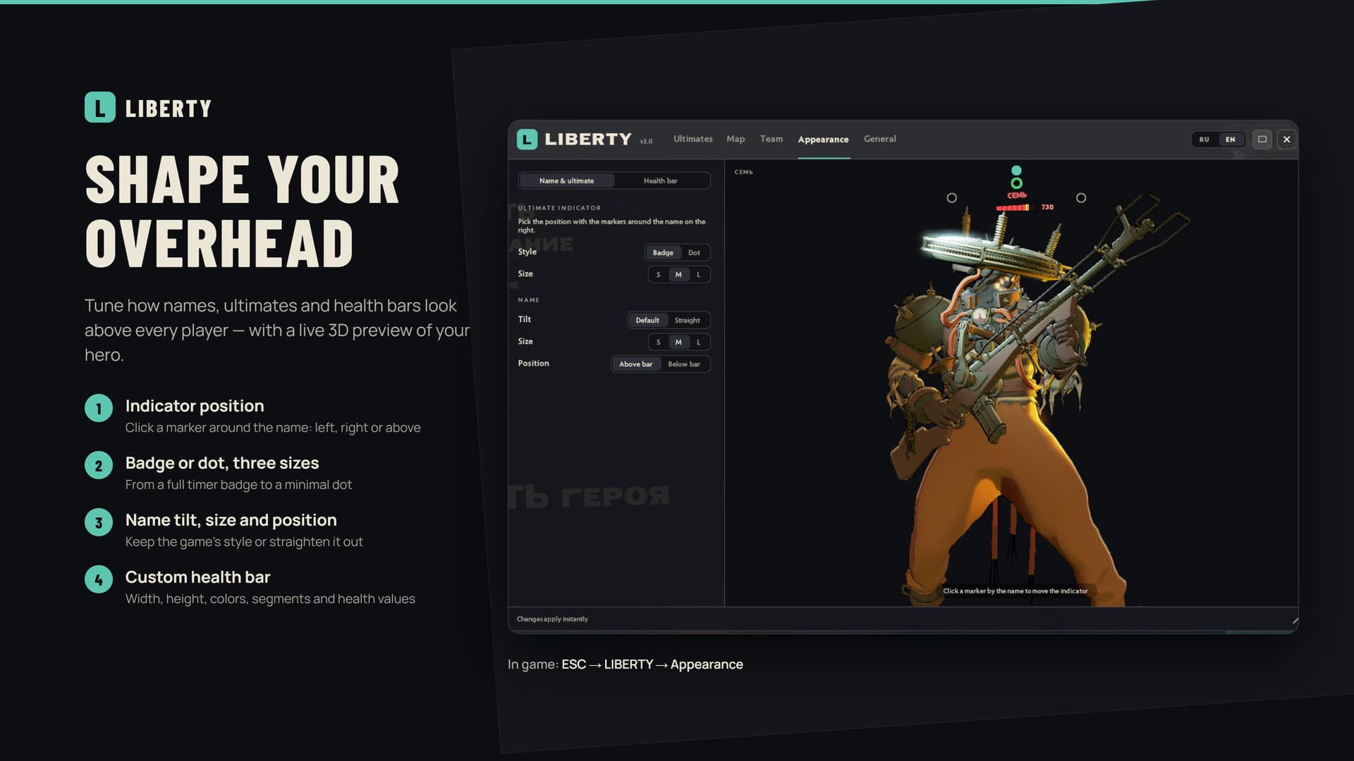 Liberty — Ultimate Timers & HUD Tools screenshot 3