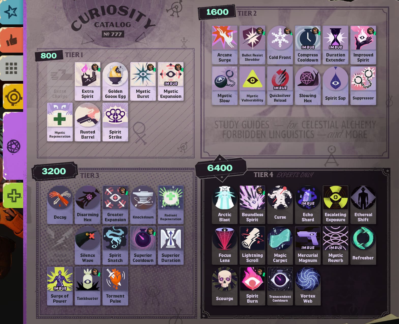 Old item icons and names (SHOP REWORK UPDATE) screenshot 2