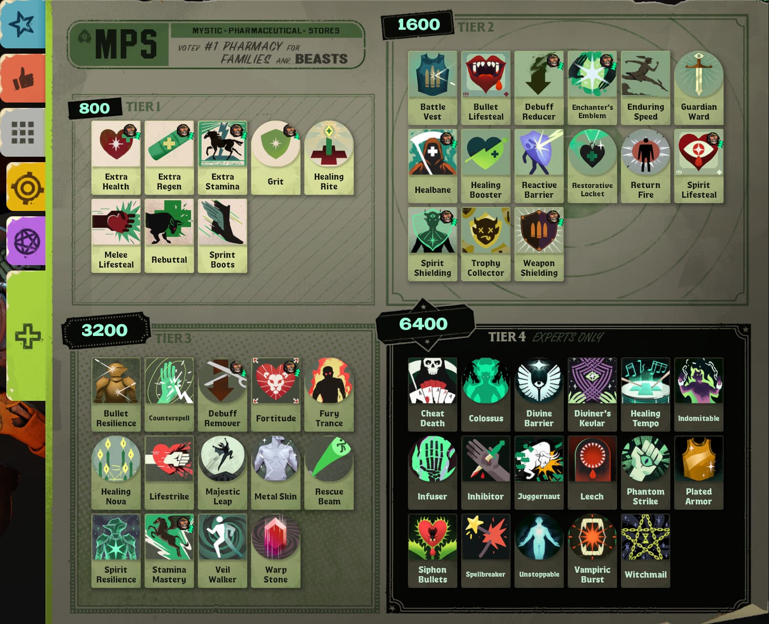 Old item icons and names (SHOP REWORK UPDATE) screenshot 3