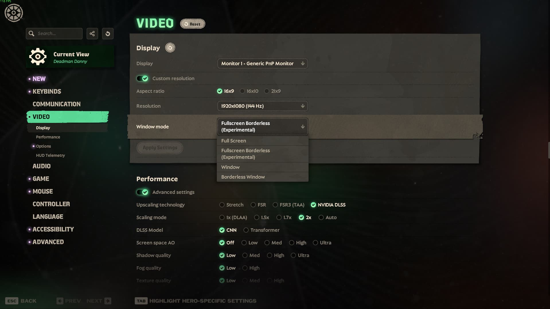 Borderless Fullscreen Mod screenshot