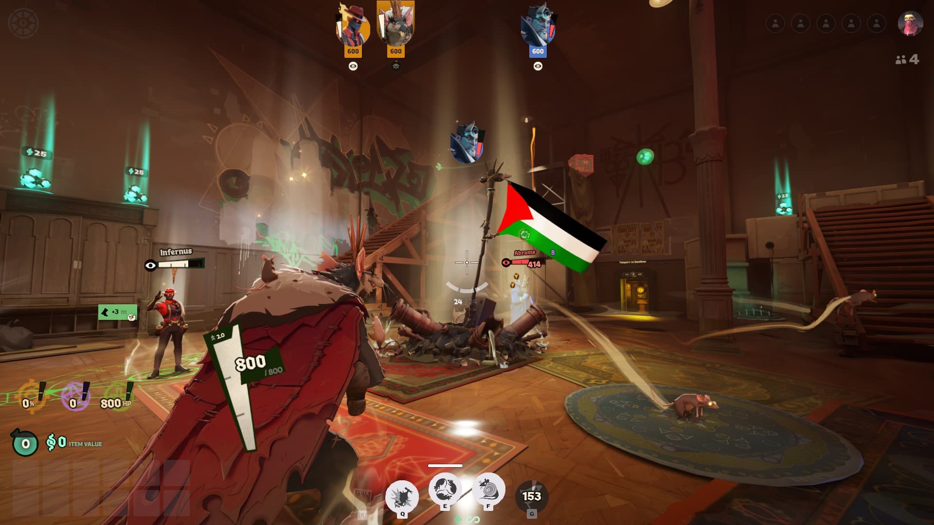 Palestinian flag for Ratking screenshot
