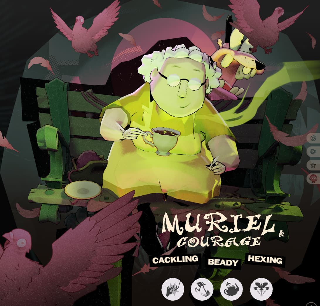 Muriel and Courage over Baba screenshot