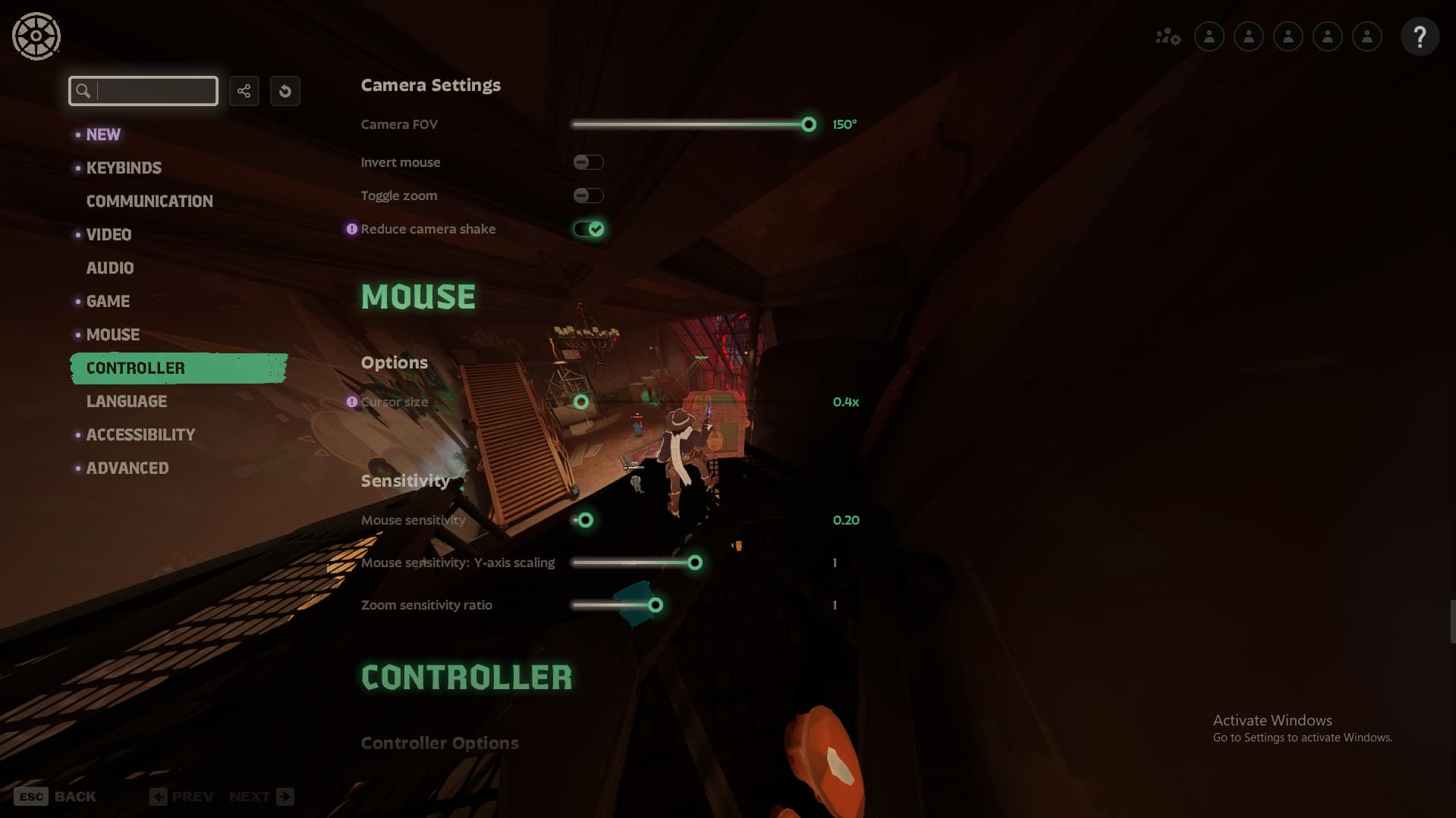 FOV slider (up to 150) screenshot 2