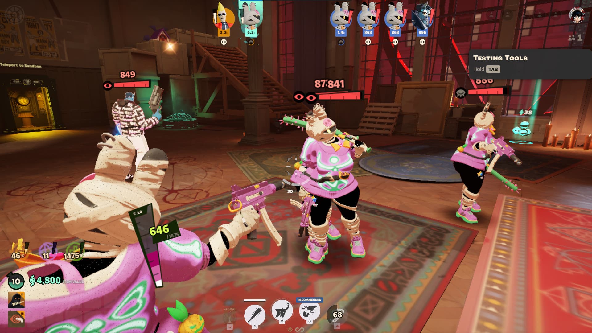 Chubby Bunny Bone as Billy (fortnite) screenshot 3