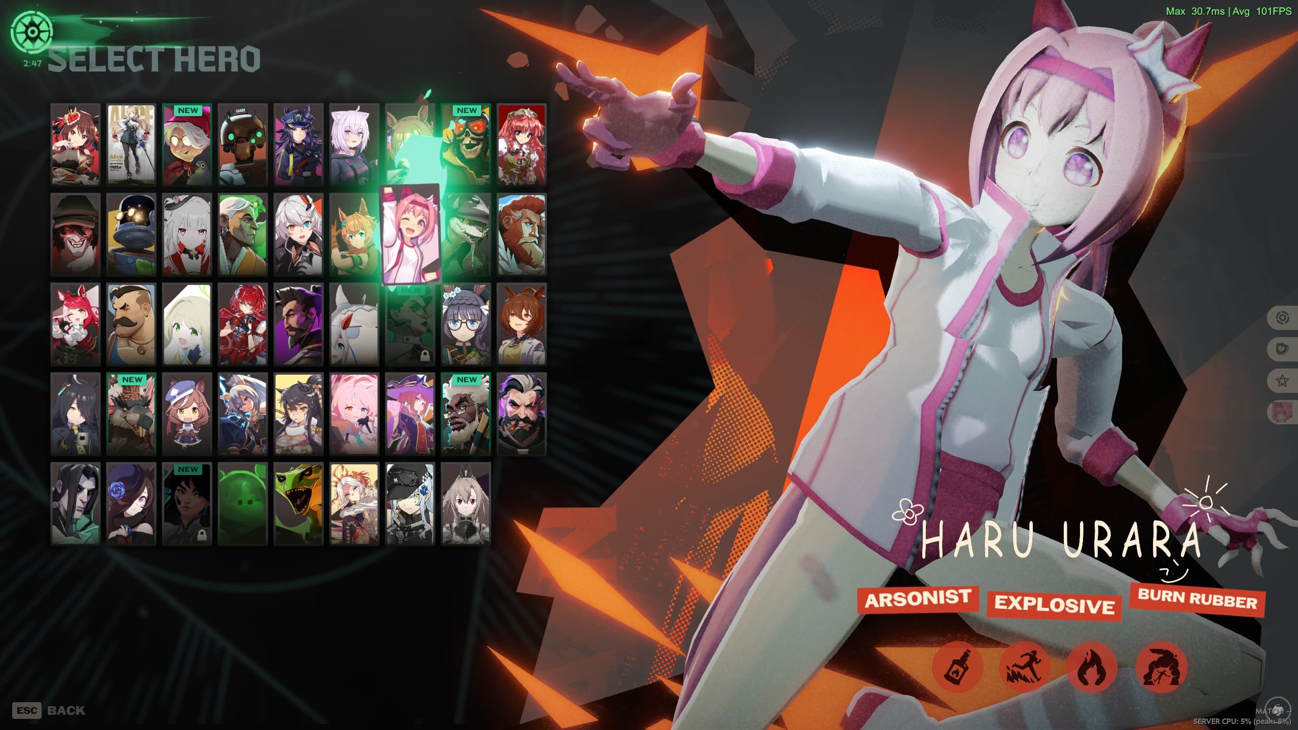 haru urara infernus screenshot