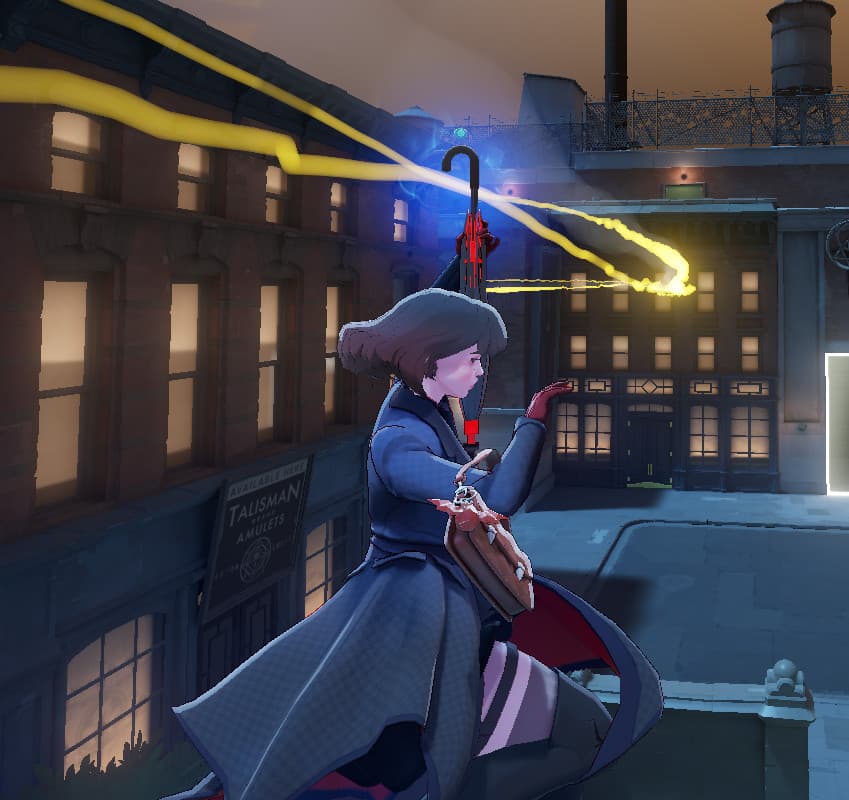 Mina Rides Zipline With Umbrella screenshot 2