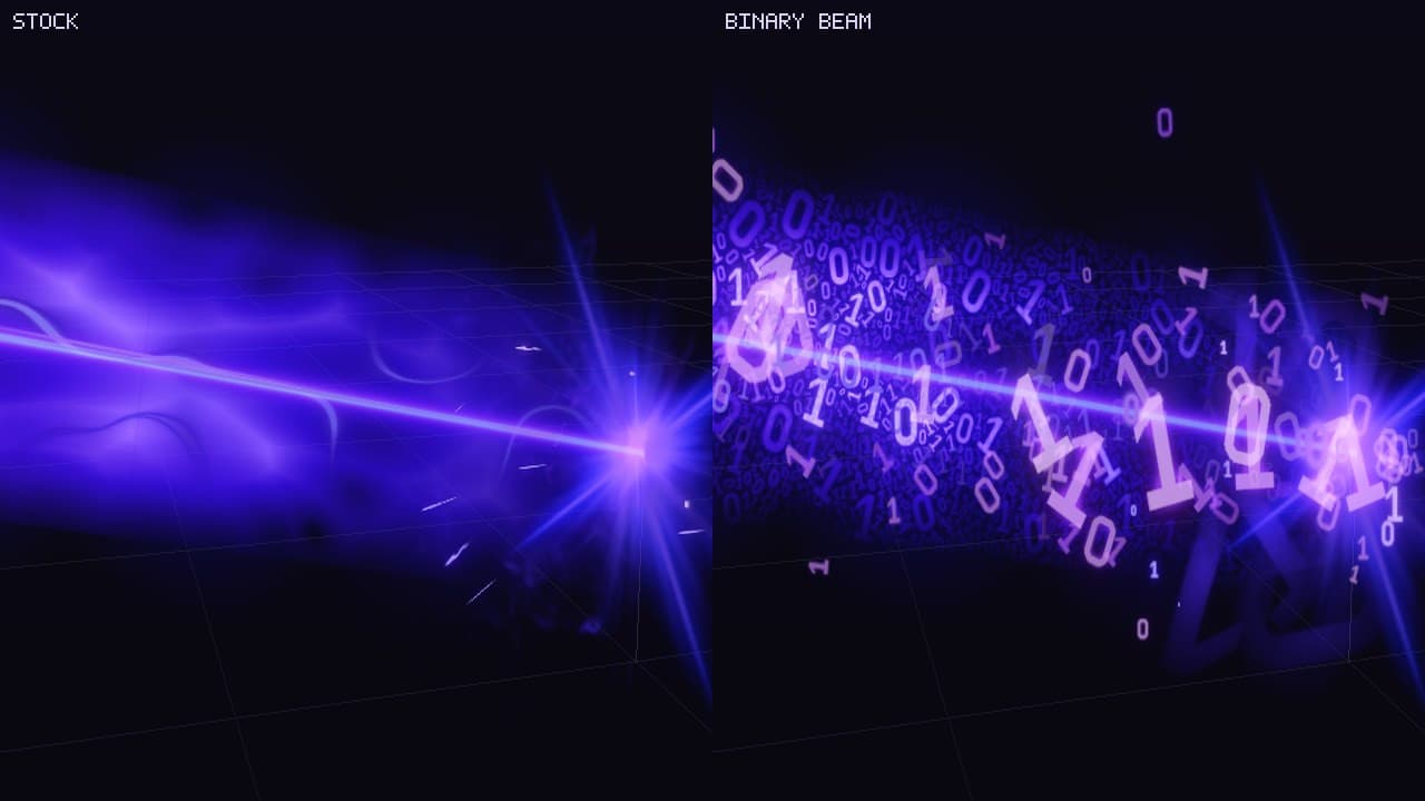 Binary Beam Mid-Boss (0s and 1s in the beam) screenshot 8
