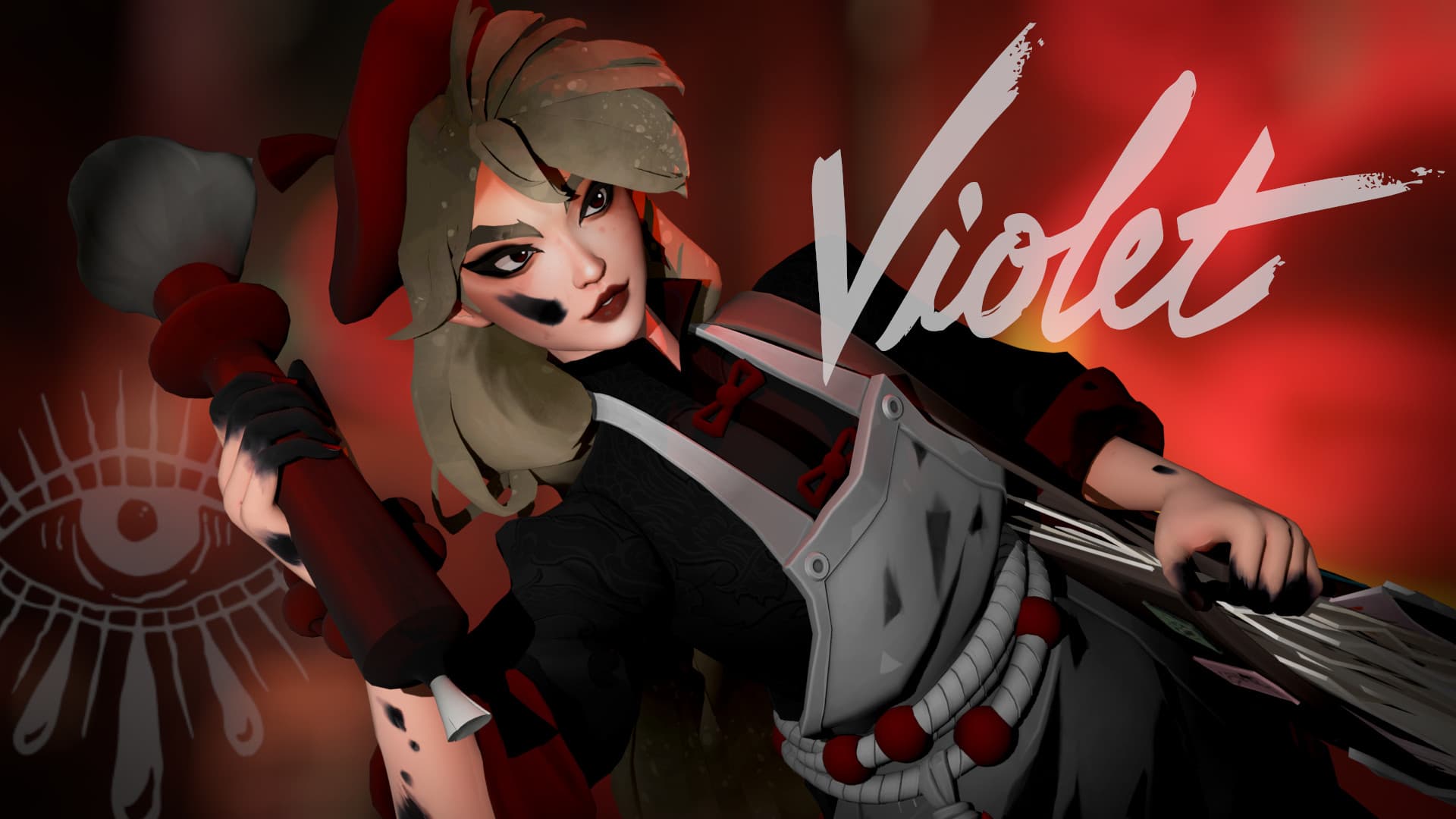 Scarlet Violet + particles (6 NEW HAIR COLORS) screenshot