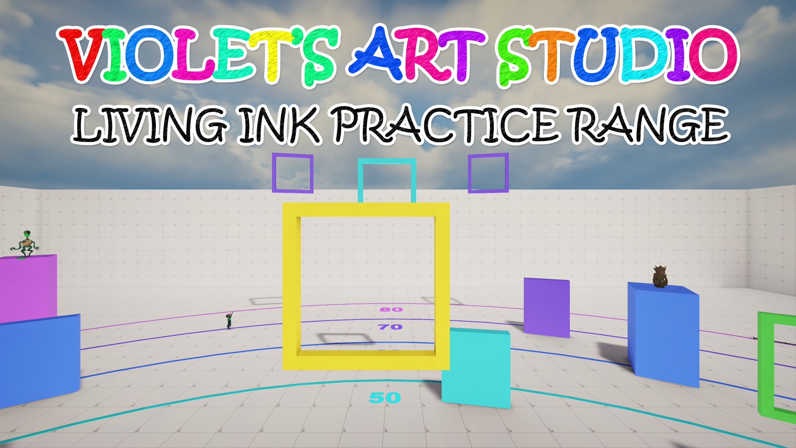 Violet's Art Studio - Living Ink Practice Range screenshot
