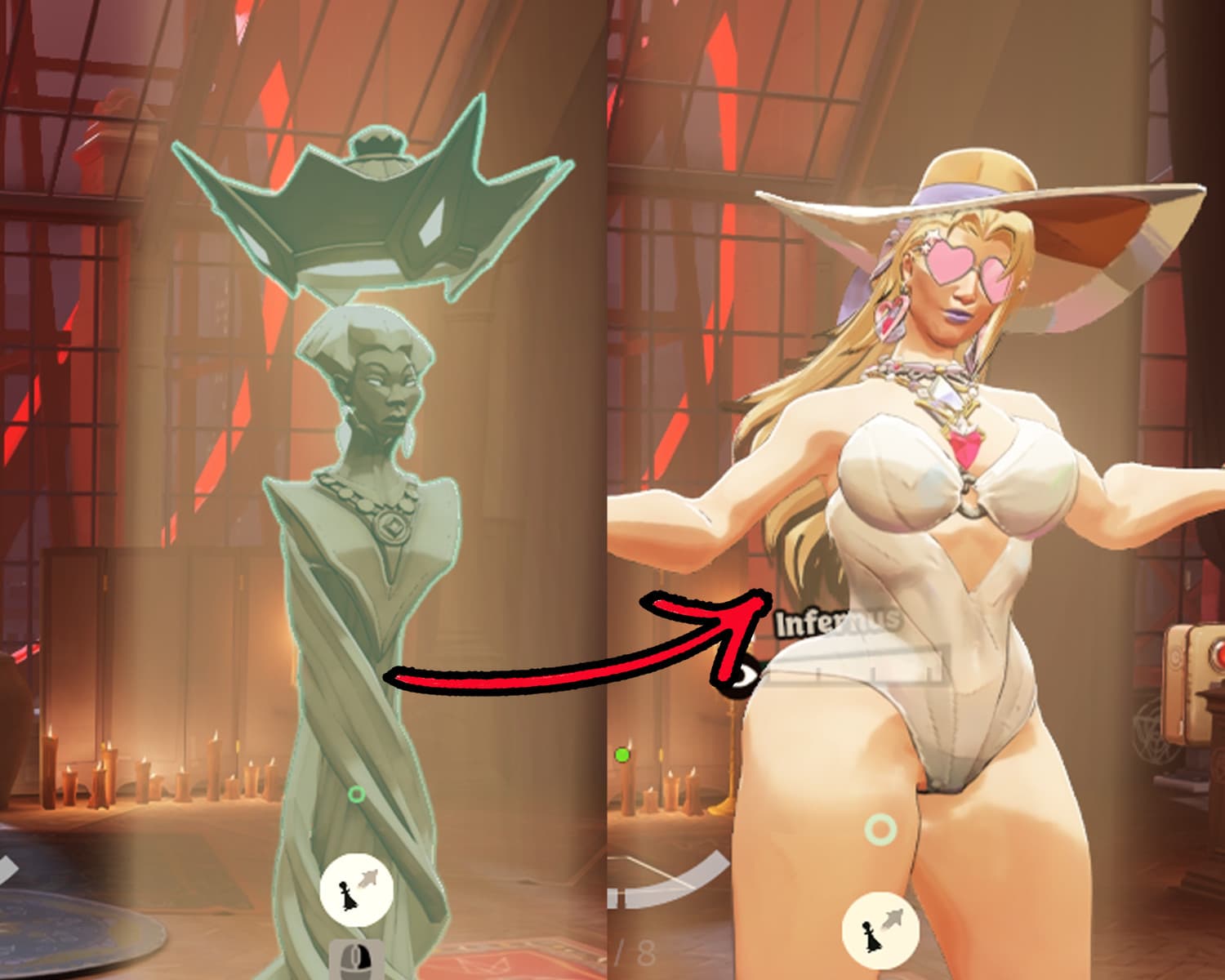 Marvel Rivals chess pieces screenshot