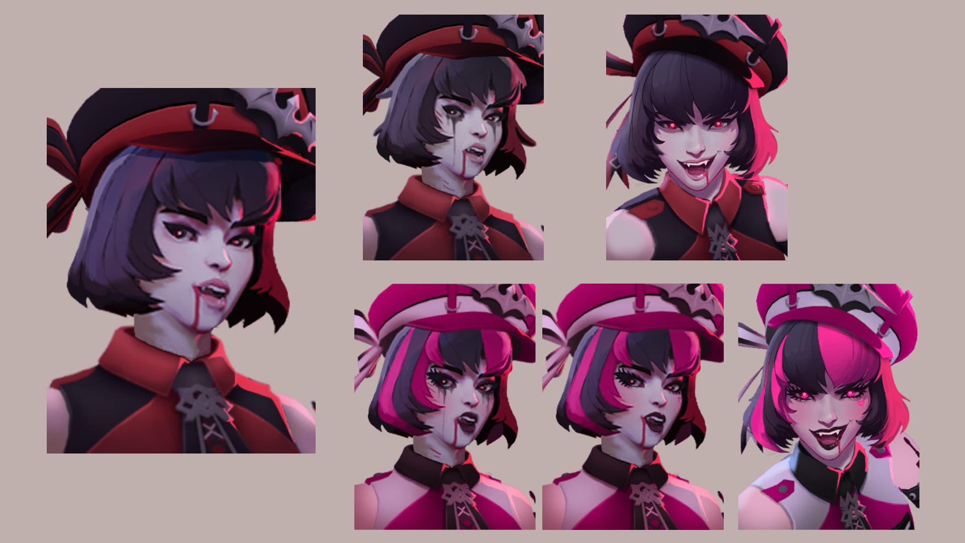 Sadistic Warden Mina & Draculaura Recolor Icons screenshot