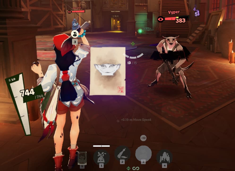 Violet draws Vyper staring meme screenshot 2