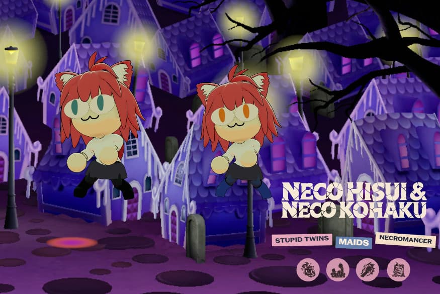 Neco Arc Hisui & Kohaku - Graves screenshot
