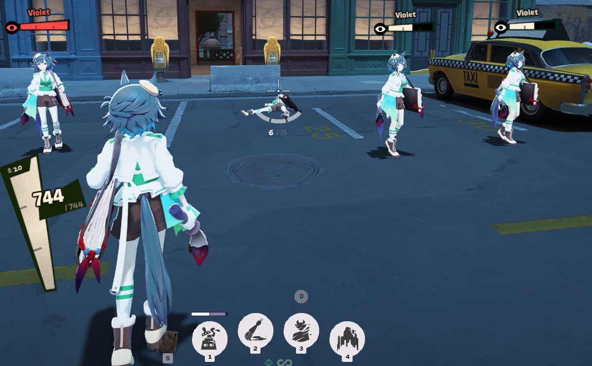 Kiseki as Violet screenshot 2