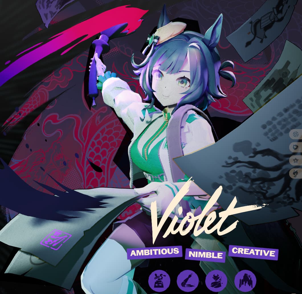 Kiseki as Violet screenshot