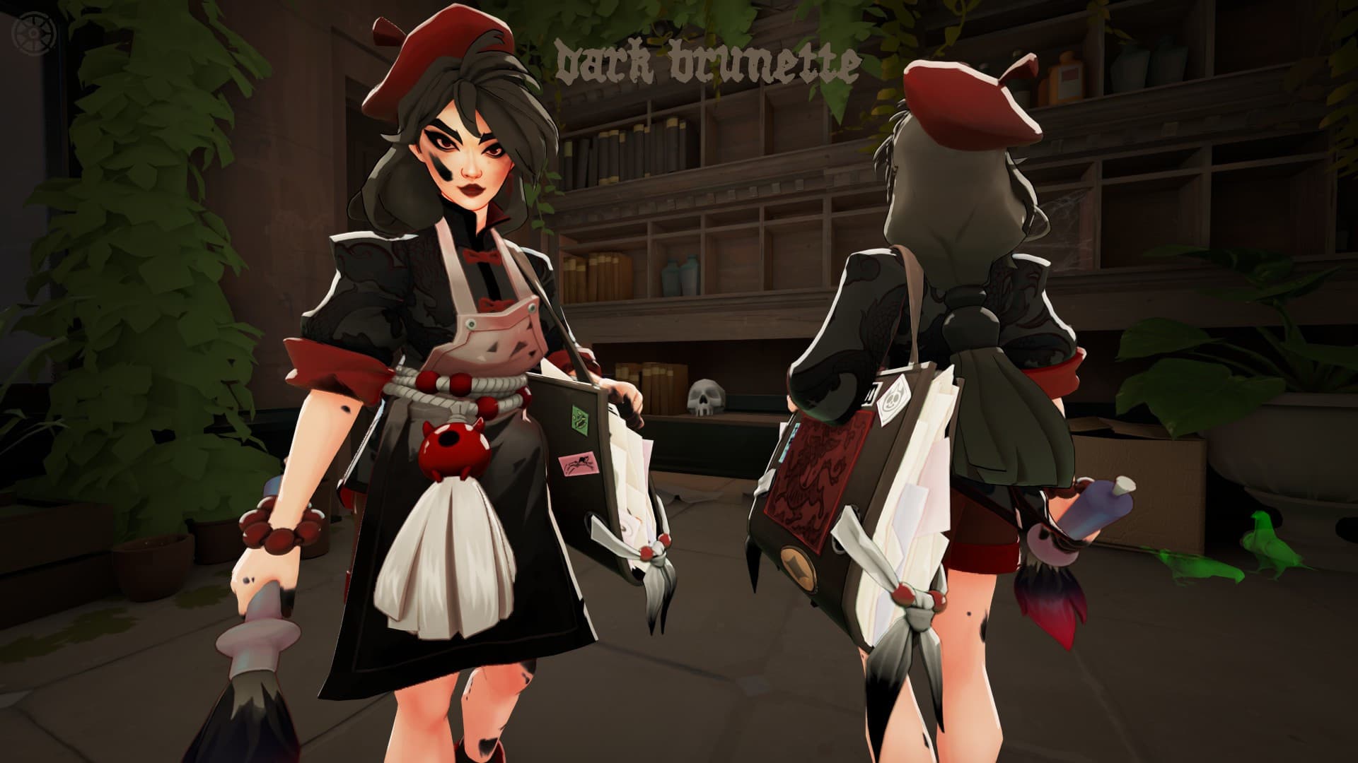 Scarlet Violet + particles (6 NEW HAIR COLORS) screenshot 6
