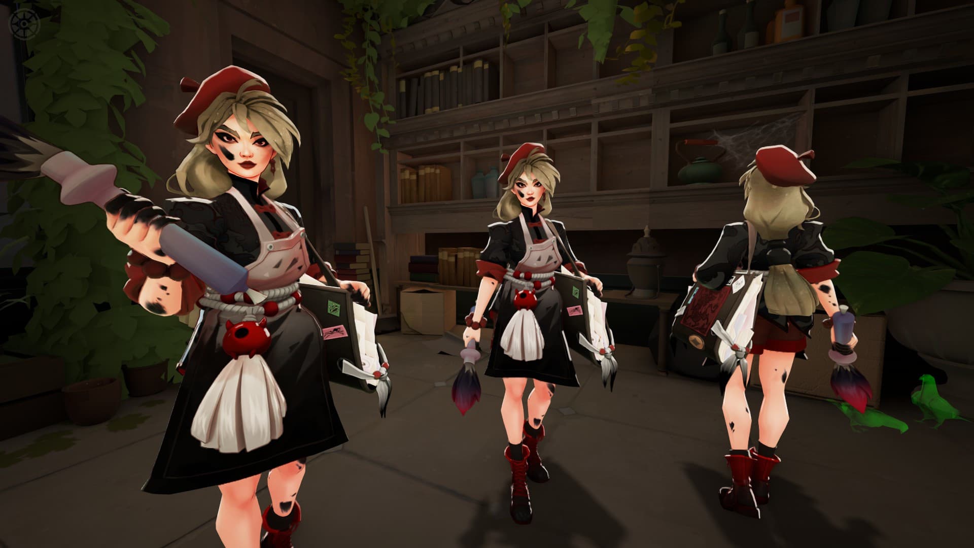 Scarlet Violet + particles (6 NEW HAIR COLORS) screenshot 2