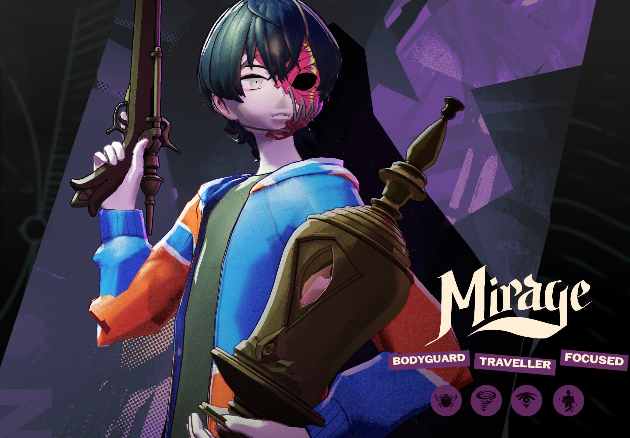 Rei Shimobe (Shuten Order) over Mirage screenshot