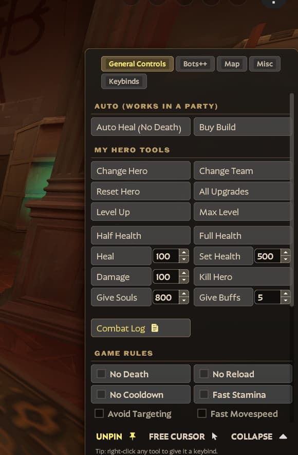Hideout Testing Tools screenshot