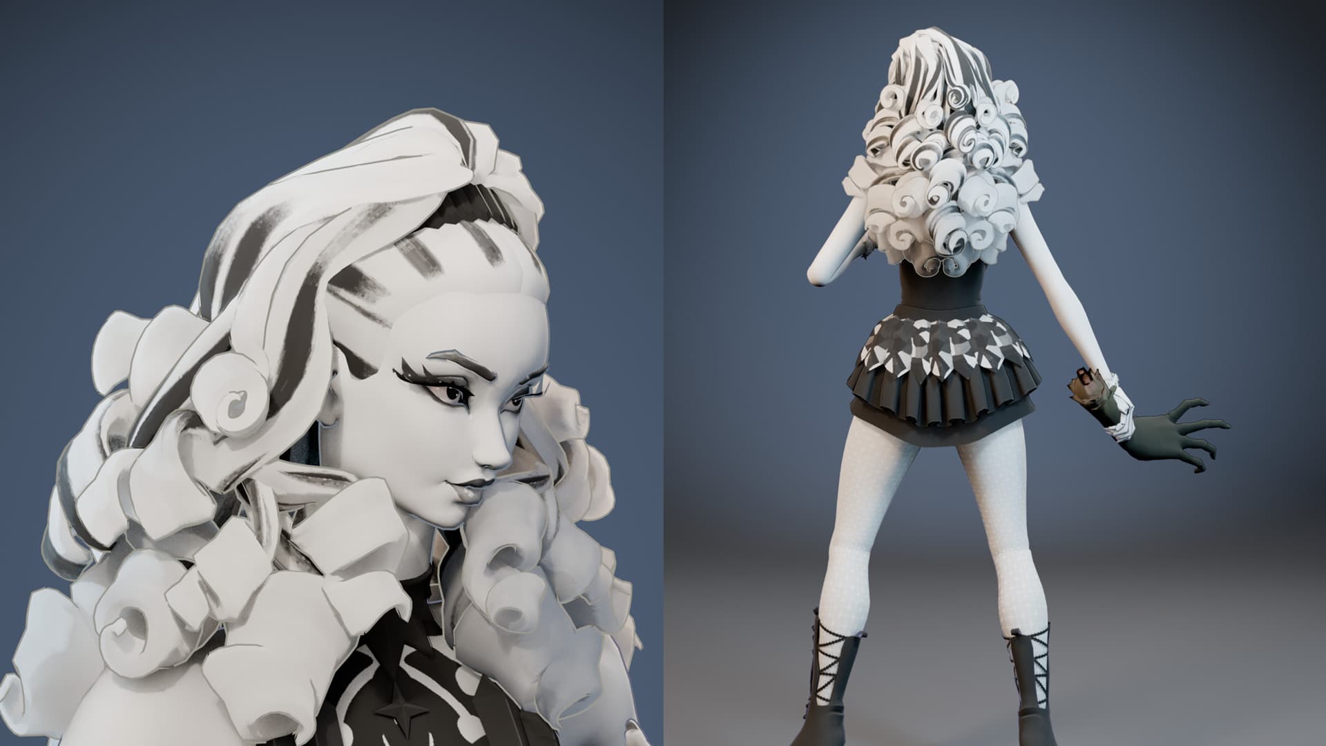 Abbey Black & White Graves (Monster High) screenshot