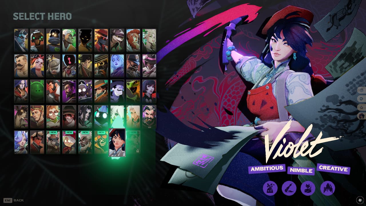Hero Roster in Release Order screenshot 2