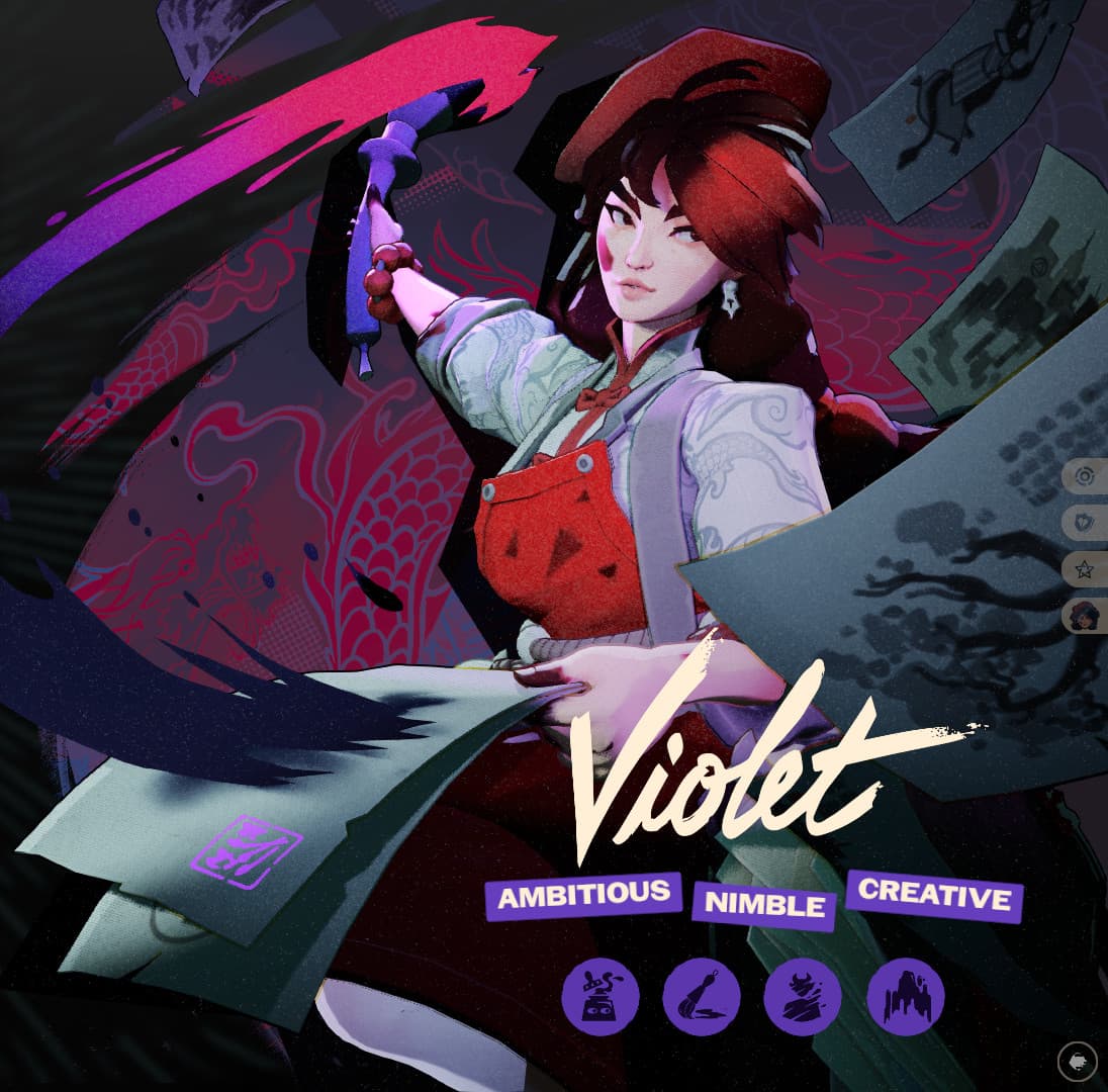 Red & White violet screenshot
