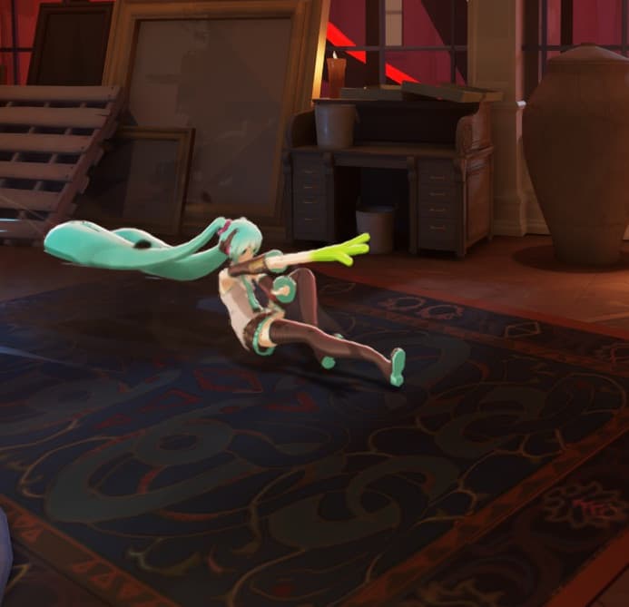 Miku As Paradox (Leek, Hair Physics, Voicelines!) screenshot 2