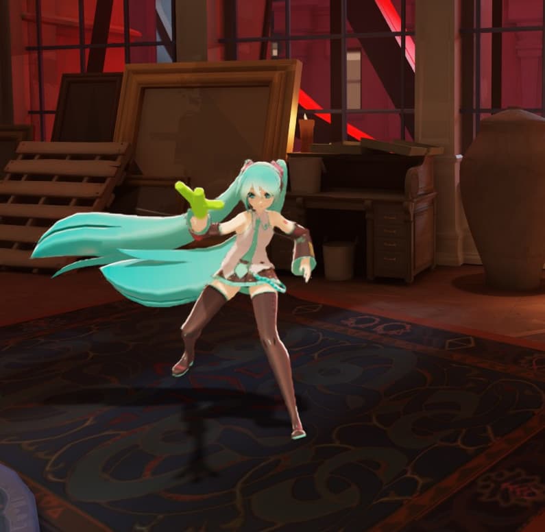 Miku As Paradox (Leek, Hair Physics, Voicelines!) screenshot 3